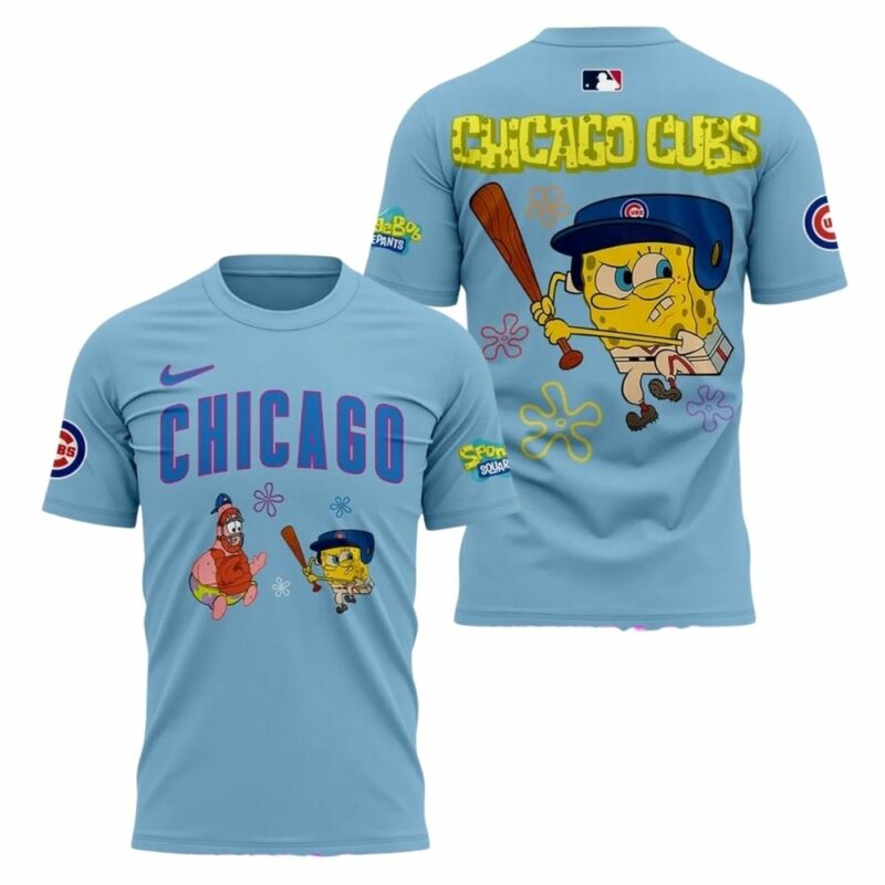 Chicago Cub SpongeBob SquarePant - Image 3