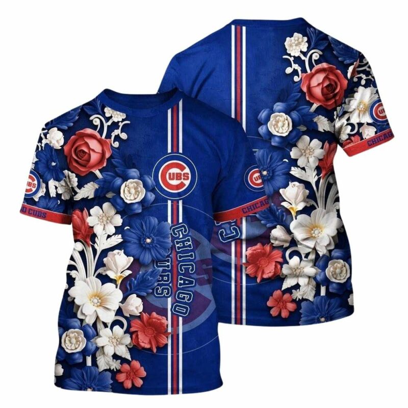 Chicago Cubs Floral Flower